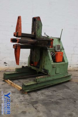 20000 lb. Sesco #33-66, motorized coil reel, 26" width, 60" outside dimensions, 20"-28" ID, 5 HP, #74441 - Image 1