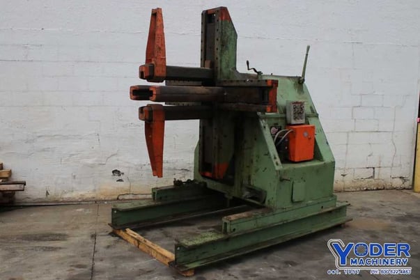 20000 lb. Sesco #33-66, motorized coil reel, 26" width, 60" outside dimensions, 20"-28" ID, 5 HP, #74441 - Image 2