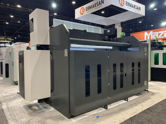 193 Ton, Ermak #EVO-3 CNC hybrid press brake, 1' overall, 128" between housing, 10.83" stroke, 16.14" throat - Image 7