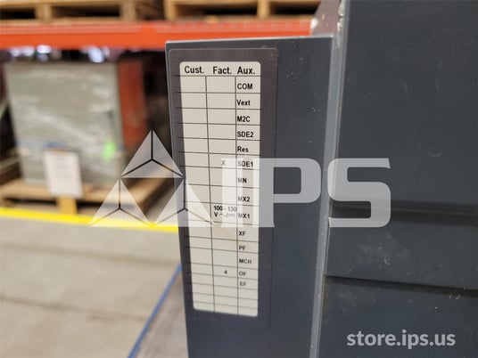 2500 Amps Square D Masterpact Nw25 H1 Mo/do Wc4ggr44r9sxfxxxxx 120 Volts AC Shunt Trip, Micrologic 6.0 Amps - Image 4