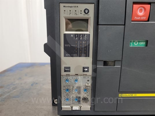 2500 Amps Square D Masterpact Nw25 H1 Mo/do Wc4ggr44r9sxfxxxxx 120 Volts AC Shunt Trip, Micrologic 6.0 Amps - Image 6