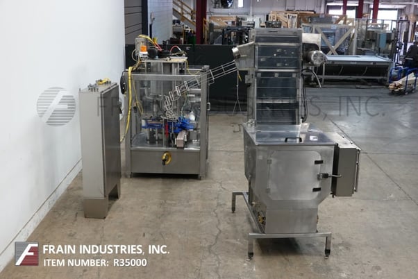 Zalkin, Stainless Steel, 3 head rotary chuck capper and feeder, rated from 16-40 containers per minute - Image 4