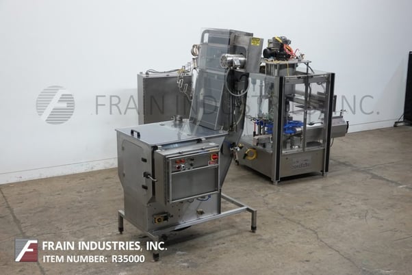 Zalkin, Stainless Steel, 3 head rotary chuck capper and feeder, rated from 16-40 containers per minute - Image 5