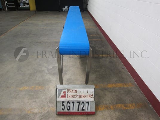 14-1/2" wide x 14.7' long, Span Tech #ST, Stainless Steel table top conveyor - Image 4