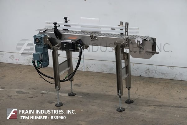 4-1/2" wide x 4.8' long, BMI / Benda table top conveyor, vari-speed controller - Image 5