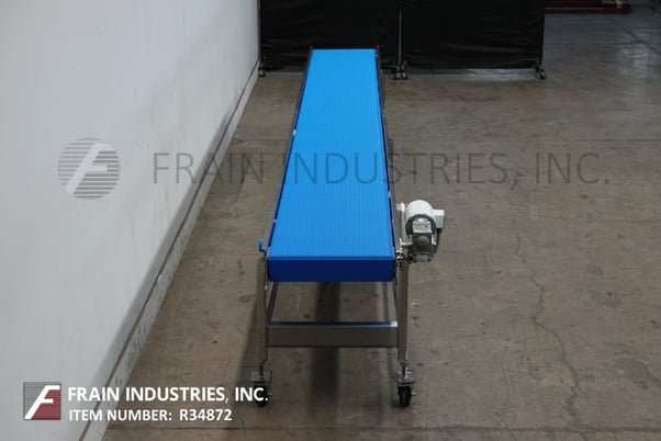 24" wide x 20' long, BMI / Benda, table top conveyor, Stainless Steel frame - Image 3