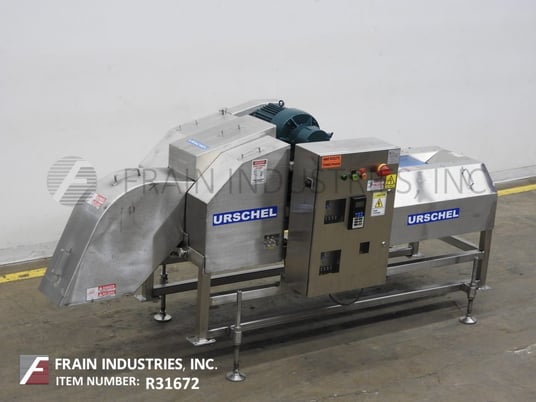 Urschel Laboratories Inc #M, Stainless Steel belt fed, dicer, shredder and strip cutter designed for meat - Image 1