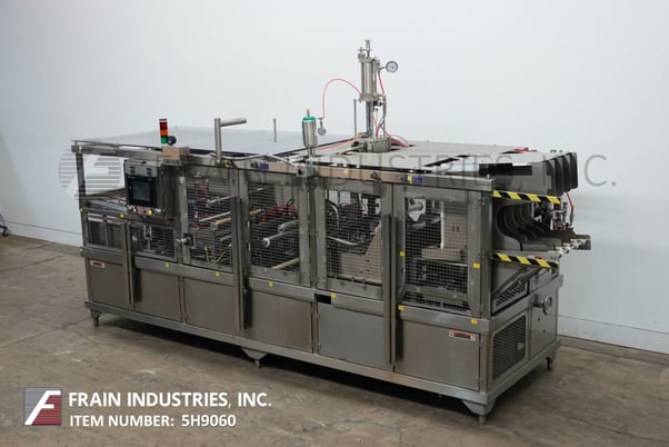 Holmatic / Oystar #OF-2340-Opti-Fil, automatic, 4-up, inline cup filler, roll stock film, die cutter, heat - Image 1