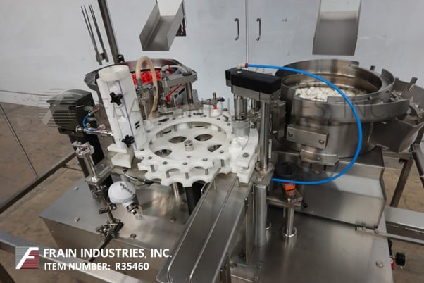 Filamatic #MNB-2000, 1-up, automatic, monoblock filler, tipper and capper rated up to 120 containers per - Image 2