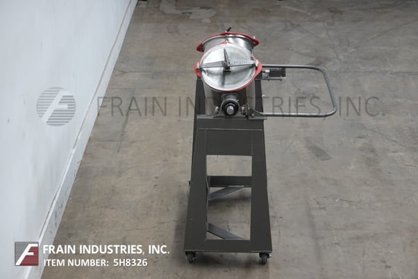 1 cu.ft. Patterson, Stainless Steel twin shell mixer, (2) 11-1/2" ID product ports with bolt down covers, .25 - Image 4