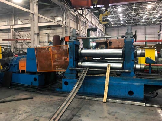 60" x 10" Paxson, slitting line, 60.7:1 gear reducer, 20" -24" hydraulic expansion - Image 2