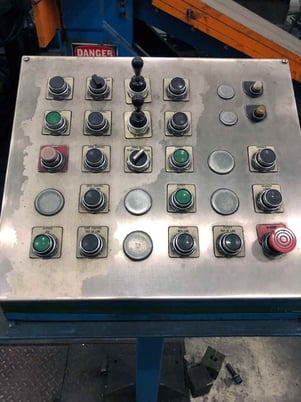 60" x 10" Paxson, slitting line, 60.7:1 gear reducer, 20" -24" hydraulic expansion - Image 7