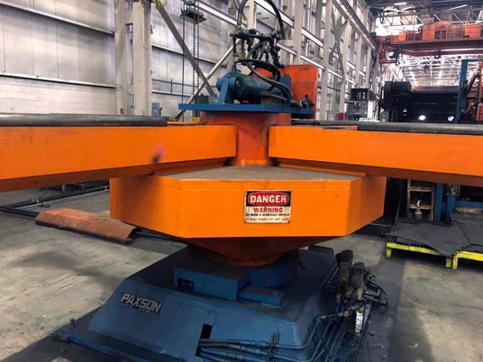 60" x 10" Paxson, slitting line, 60.7:1 gear reducer, 20" -24" hydraulic expansion - Image 9
