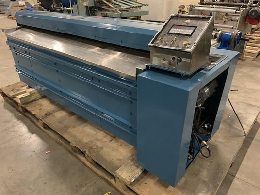 84" Rosenthal #WA-S-7, single knife guillotine sheeter - Image 1