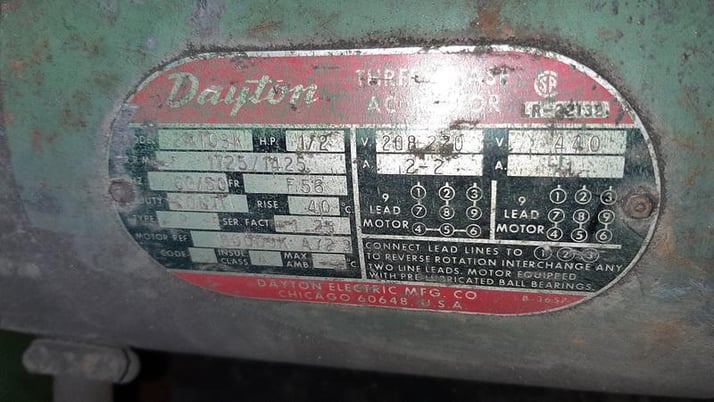 1000 lb. American Steel Line #60, Uncoiler, 18" width, 48" outside dimensions, 13"-20" ID range, 1/2 HP - Image 3