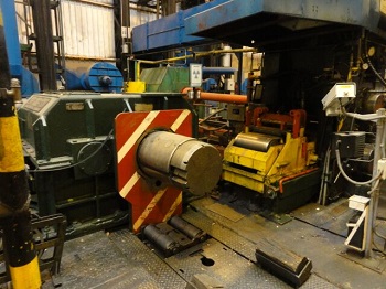 17" x 19.6" x 19.6" Loewy Robertson, 4 HI cold rolling mill, Carbon Steel, 5 ton coil weight, paper filter - Image 2