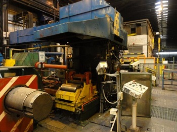 17" x 19.6" x 19.6" Loewy Robertson, 4 HI cold rolling mill, Carbon Steel, 5 ton coil weight, paper filter - Image 3