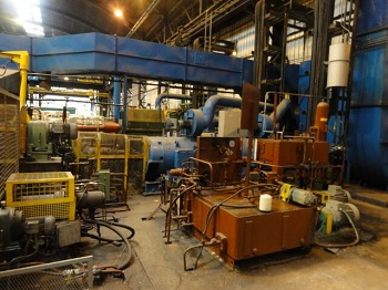 17" x 19.6" x 19.6" Loewy Robertson, 4 HI cold rolling mill, Carbon Steel, 5 ton coil weight, paper filter - Image 4