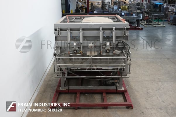 120 cu.ft. Blentech Corp #DM-34072-RVS, 304 Stainless Steel dual trough ribbon blender, (2) 20 HP chain to - Image 3