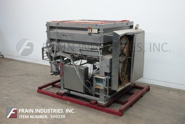 120 cu.ft. Blentech Corp #DM-34072-RVS, 304 Stainless Steel dual trough ribbon blender, (2) 20 HP chain to - Image 5