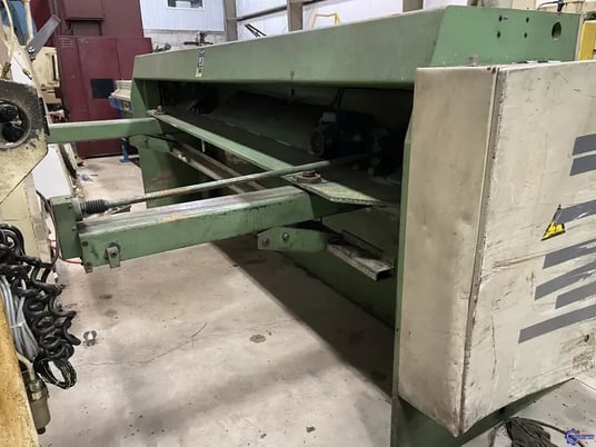 1/4" x 10' Guifil #GHE-630, hydraulic shear, 39.37" front operated power back gauge, 16-50 SPM, 1995 - Image 4