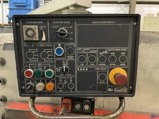1/4" x 10' Guifil #GHE-630, hydraulic shear, 39.37" front operated power back gauge, 16-50 SPM, 1995 - Image 5