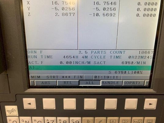 Sharp #SV-2414S-IF, CNC vertical machining center, 10 automatic tool changer, 24" X, 14" Y, 18" Z, 10000 RPM - Image 10