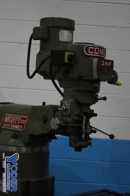 Comet, vertical ram type mill, 3 HP, #74598 - Image 2