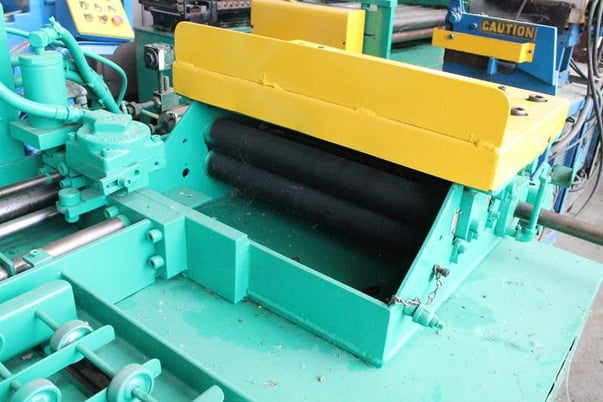 18" x .125" Coe Press Equipment #CF325, zig zag style air feed, right to left, 18" stroke, 1986, #74603 - Image 4