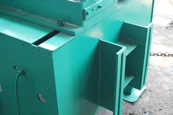 18" x .125" Coe Press Equipment #CF325, zig zag style air feed, right to left, 18" stroke, 1986, #74603 - Image 5