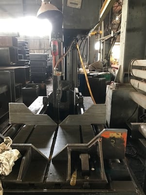 24" x 20" Hem #V130HM, 1.5" Blade Width, 17.5' Blade Length, 10 HP, 400 FPM, CNC (manual swing away), used - Image 1