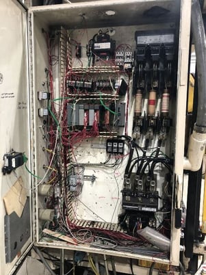 300 Ton, Schuler #4-CP-300, 4-post, 6" stroke, 20" daylight, 74" x 52" bed, AB SLC, floor standing - Image 5