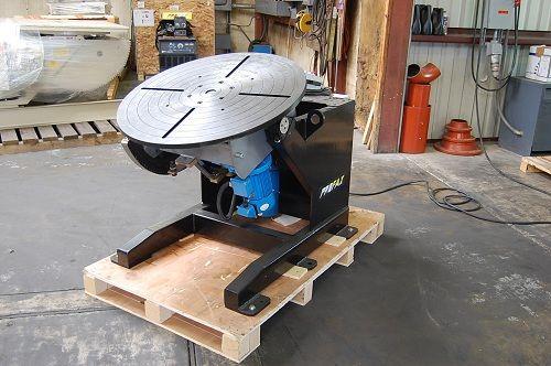 2000 lb. Profax #WP-2000-4, welding positioner, 35.5" table, 440 V. primary, vari-speed - Image 1