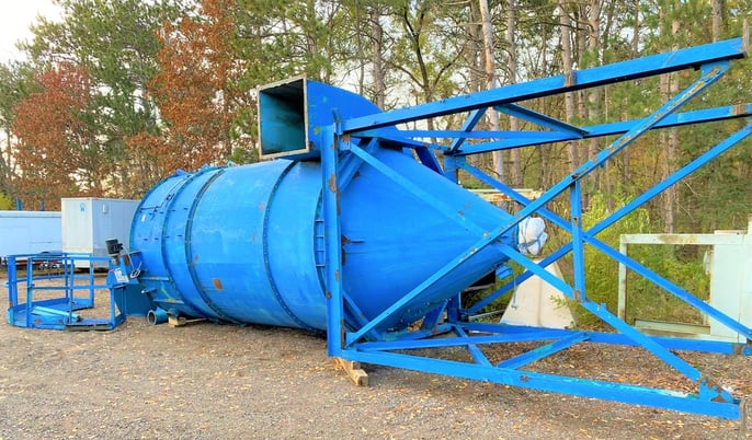 12000 cfm Carter /Day #27RJ96, in good condition, with reverse air cleaning fan - Image 2