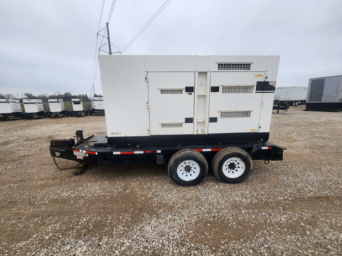200 KW Multiquip #DCA220SSJU4F, trailer mounted, Tier 4F, sound attenuated enclosure, 240/480 Volts, 2328 - Image 1