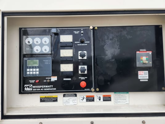 200 KW Multiquip #DCA220SSJU4F, trailer mounted, Tier 4F, sound attenuated enclosure, 240/480 Volts, 2328 - Image 6