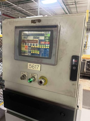 220 Ton, Komatsu #H2F200, 2 pt., plunger guided, servo driven press, 7.87" stroke, 22.63" Shut Height, 3.94" - Image 9