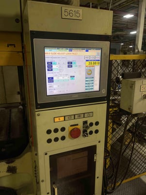 220 Ton, Komatsu #H2F200, 2 pt., plunger guided, servo driven press, 7.87" stroke, 22.63" Shut Height, 3.94" - Image 10