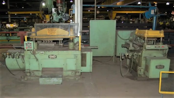 9 Stand, Yoder #M-3 Cee Purlin tooled, gear driven rollforming line, 3" arbor,S43019 - Image 5