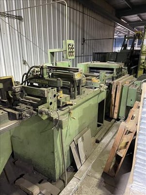 9 Stand, Yoder #M-3 Cee Purlin tooled, gear driven rollforming line, 3" arbor,S43019 - Image 10