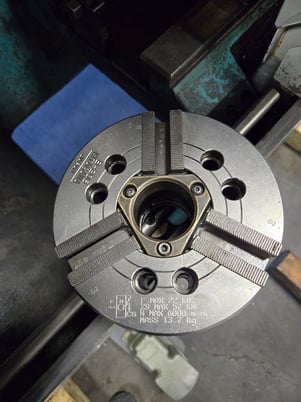 Hyundai Kia #SKT100, CNC turn center, Fanuc Series OiTC, 21.7" swing, 6" chuck, 1.7" bar, 2008 - Image 10