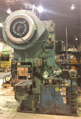 150 Ton, Minster #G1-150, OBI press, 12" stroke, 26" Shut Height, updated AB MicroLogix 1200 ctls - Image 5
