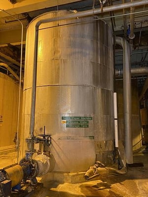 Stainless Steel jacketed water storage tank, 12' x 18' - Image 1