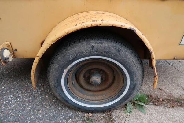 185 cfm, 100 psi, Leroi #185, portable diesel compressor, 9098 hours - Image 5