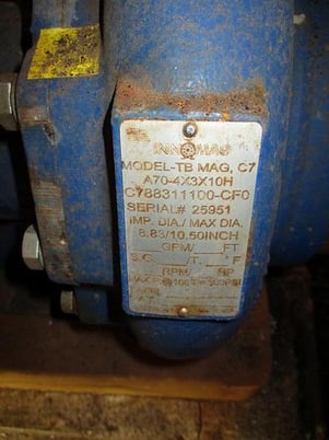 TB #MAG, 10.5" Stainless Steel pump & drive, 15 HP - Image 3