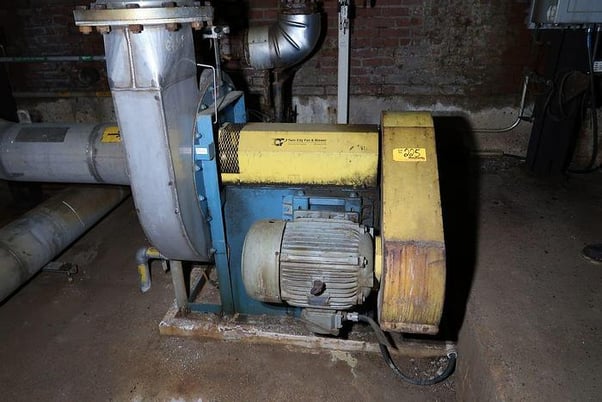 Twin City #RBW-SW, booster fan Stainless Steel, 25 HP, size 915, class 32 - Image 1