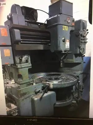 Fellows #36-6, gear shaping machine, 40" diameter, 6" stroke, 12" throated riser, 3 DP - Image 1
