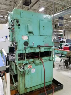 Fellows #36-6, gear shaper, 40" diameter, 6" face, 4" spindle, adj tapered riser, excellent - Image 2