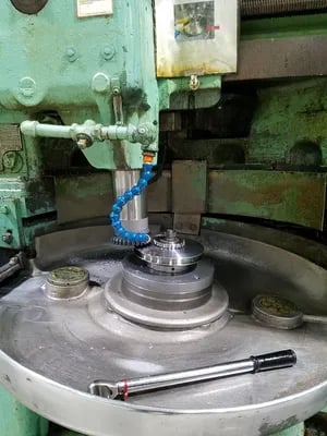 Fellows #36-6, gear shaper, 40" diameter, 6" face, 4" spindle, adj tapered riser, excellent - Image 4