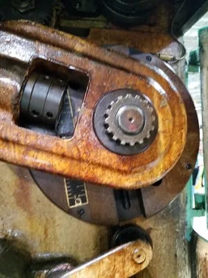 Fellows #36-6, gear shaper, 40" diameter, 6" face, 4" spindle, adj tapered riser, excellent - Image 5